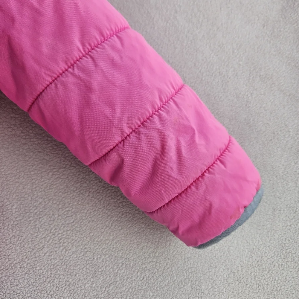 Under Armour Winter Puffer Coat Pink Water Resistant 4 Hooded Outdoor Pockets